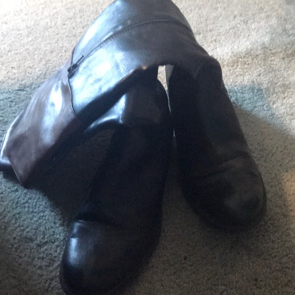 High rising boots